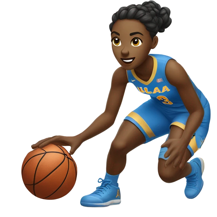 UCLA woman basketball player emoji