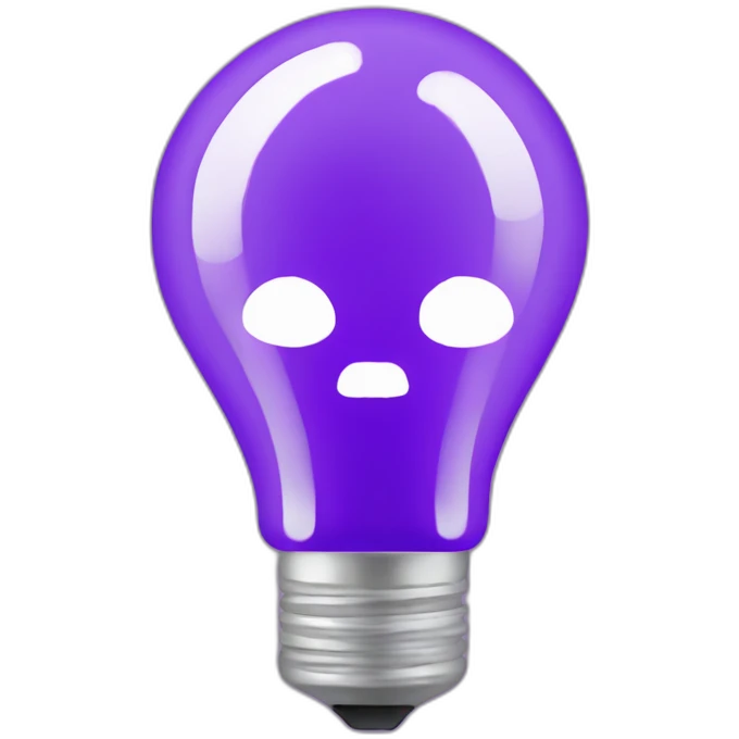 bulb but in figma colors emoji