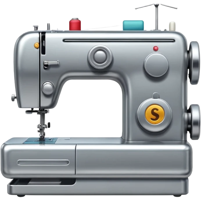 modern style sewing machine emoji