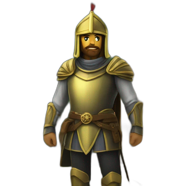 Saladin entering castle gem's castle emoji