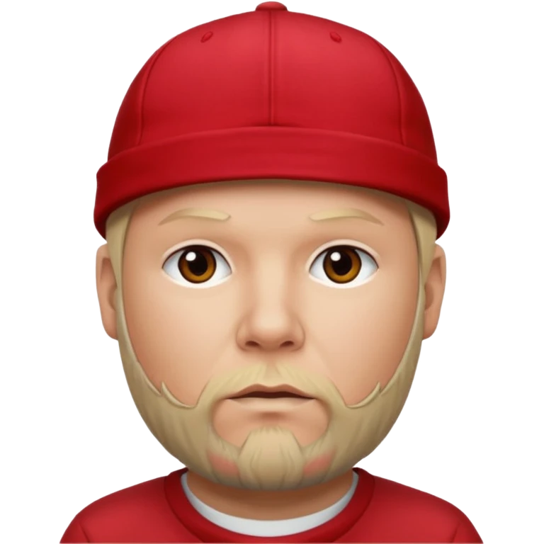 Fred Durst red cap back, blonde hair emoji
