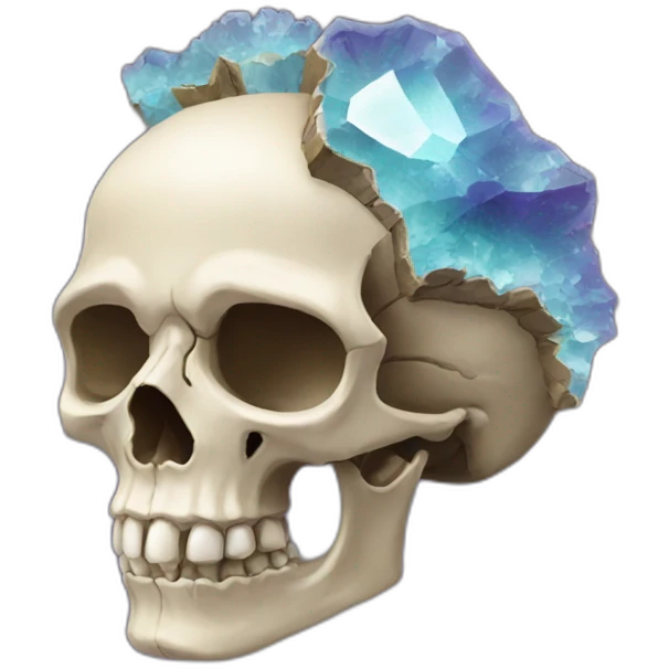 Geode skull emoji