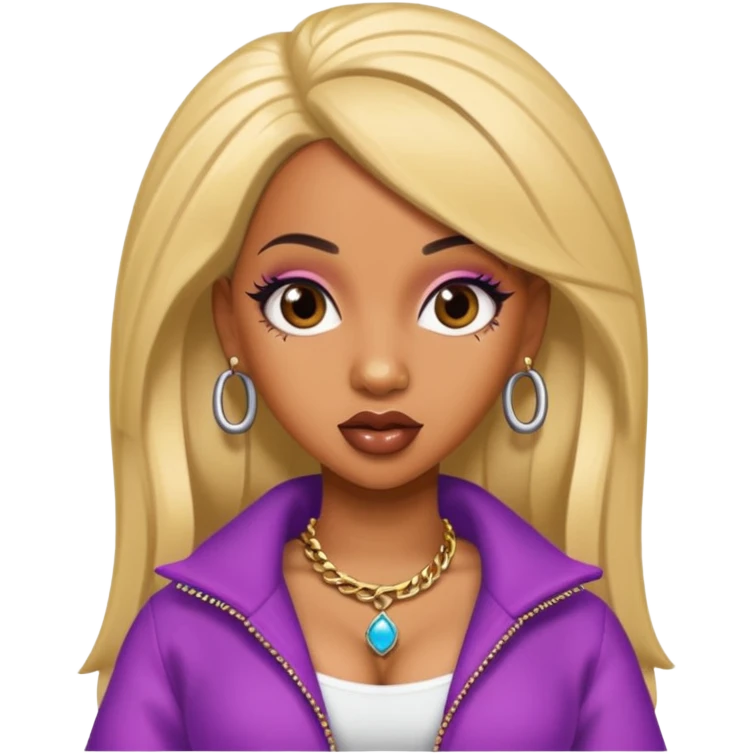 pretty bratz baddie, cardi b emoji