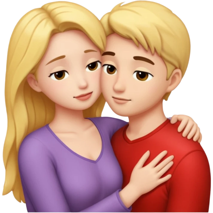 intimate moment between lovers emoji