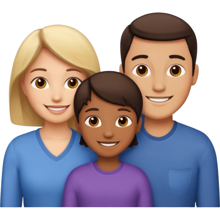 familia 3 personas emoji