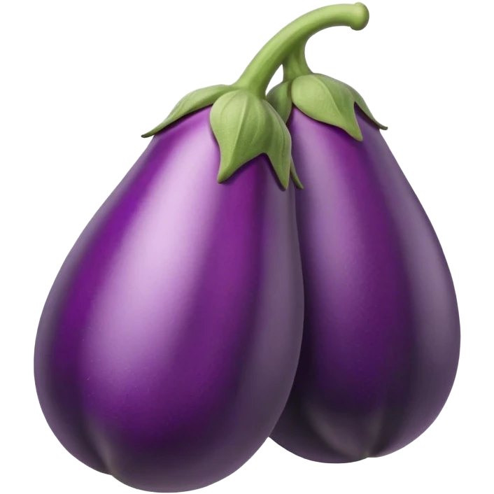 Skin color eggplants emoji