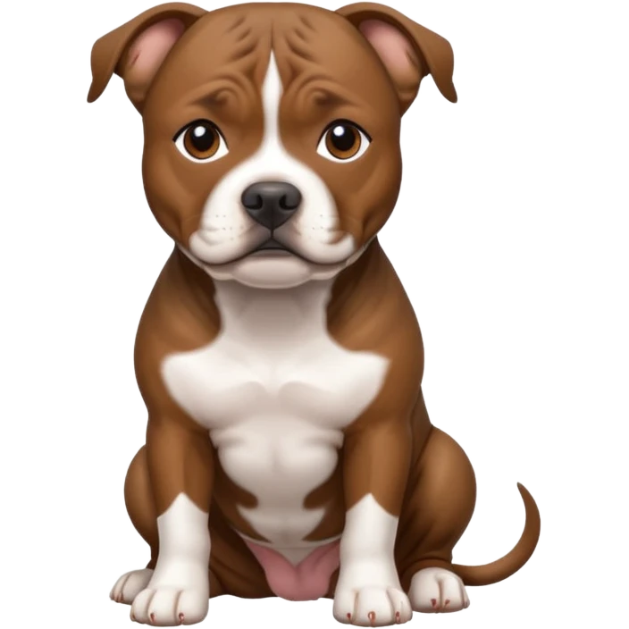 brindle staffordshire bull terrier emoji