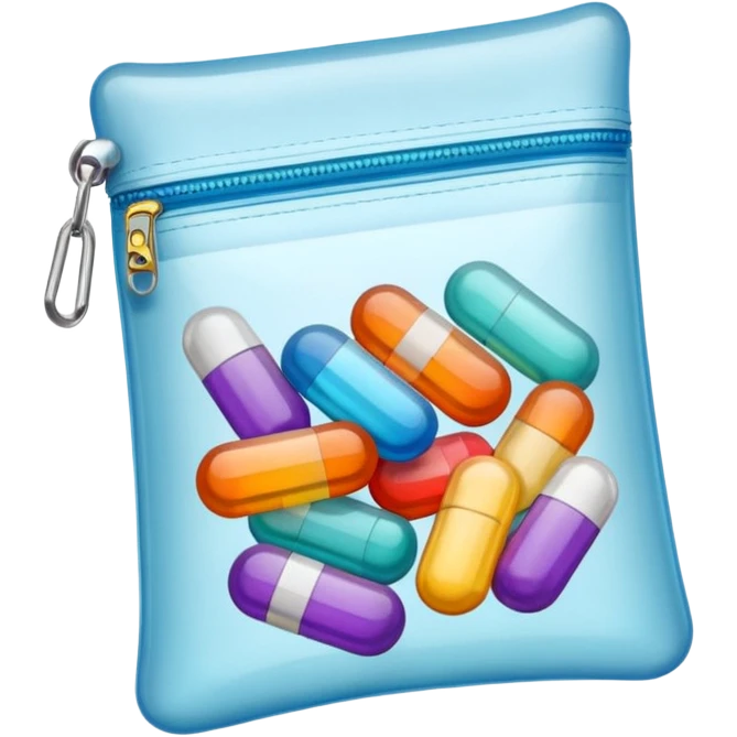 pills in a small zip bag emoji