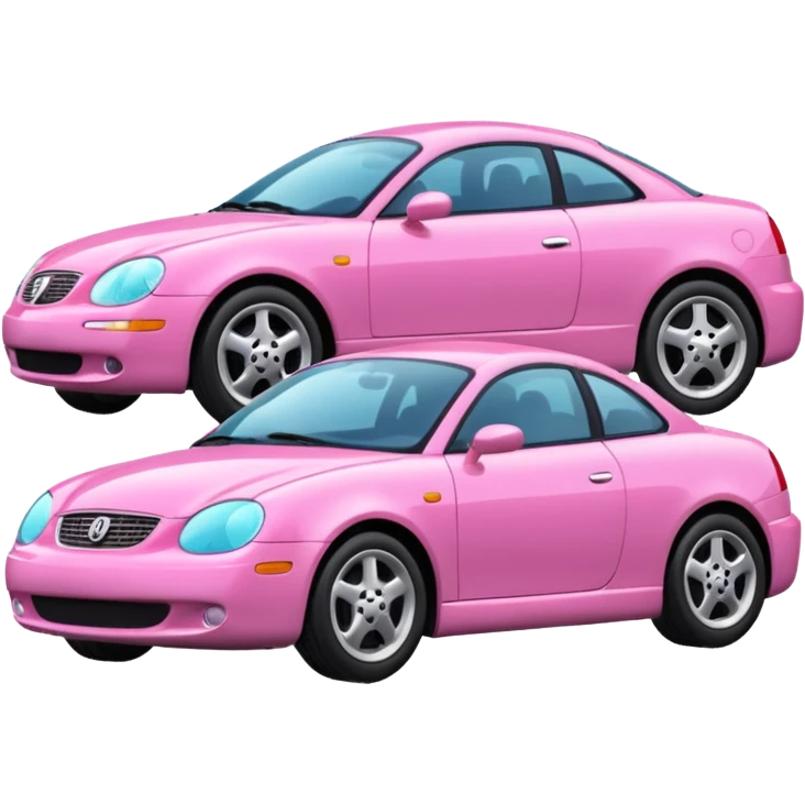 Pink car 2000s emoji