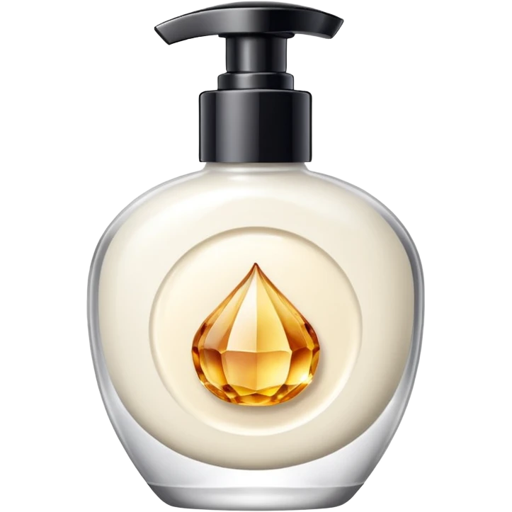 body cream cristal bottle emoji