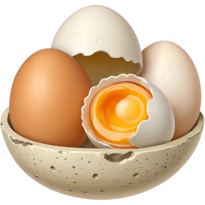 Uova con guscio emoji