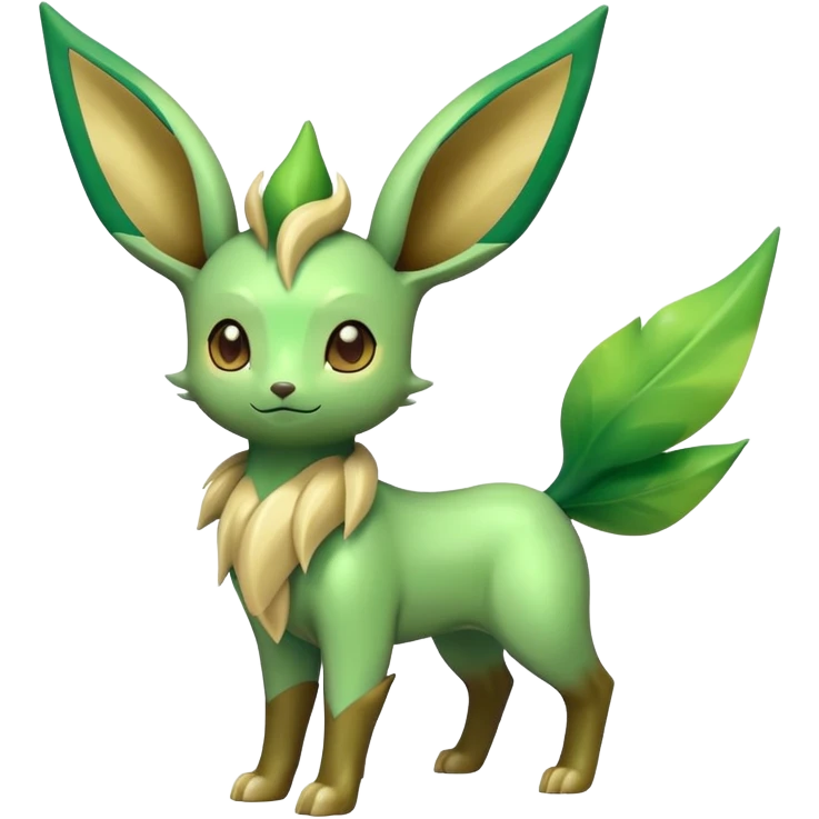 Shiny Exotic Leafeon-Bayleaf-Hybrid-Creature emoji