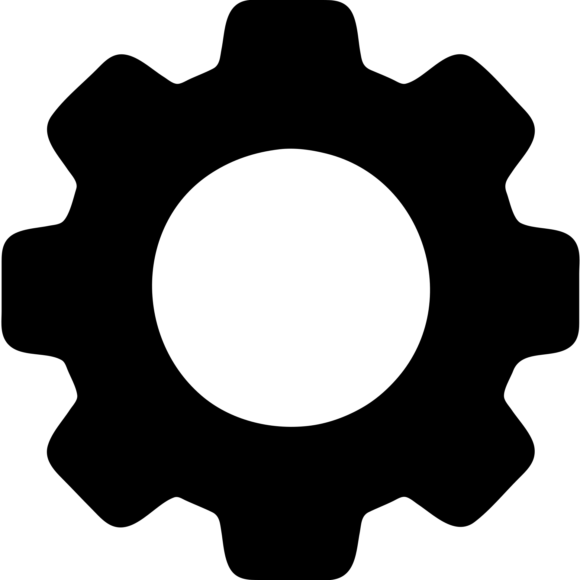 cog outline bold icon emoji
