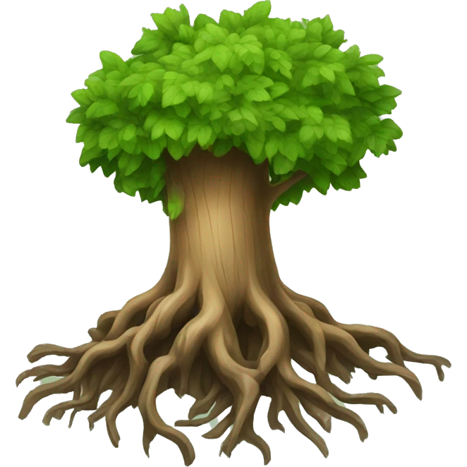 tree root emoji