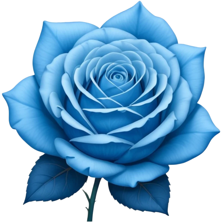 Rosa azul emoji emoji
