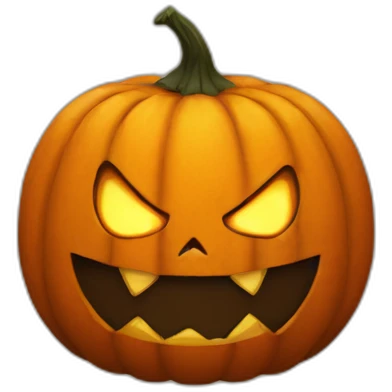 evil pumkin emoji