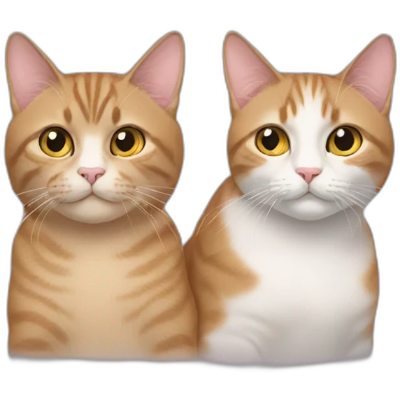 2 cats emoji