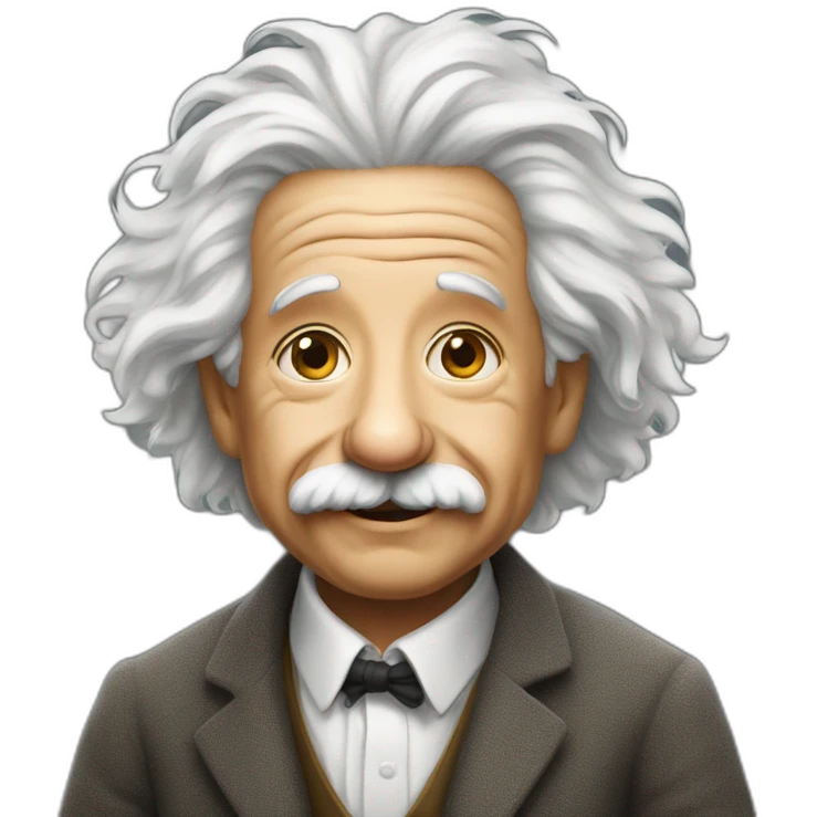 einstein e la diversità emoji