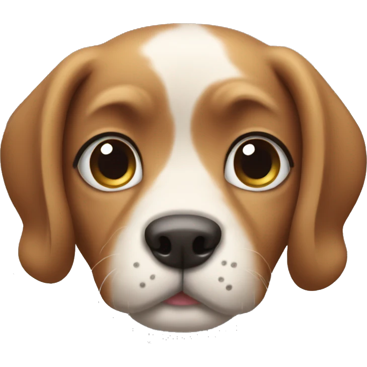 Cute dog emoji