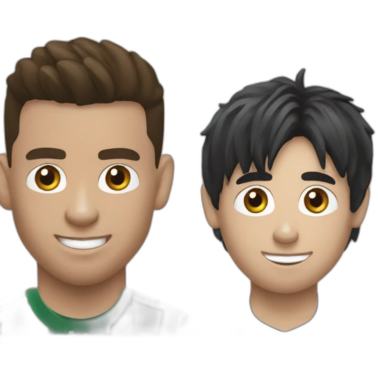 Ronaldo et messi emoji