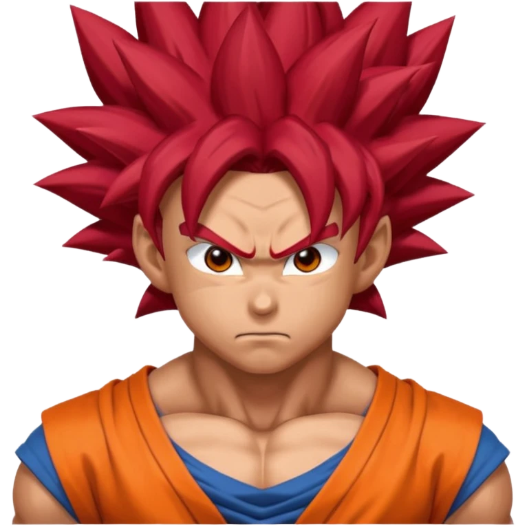 Goku super saiyan god emoji