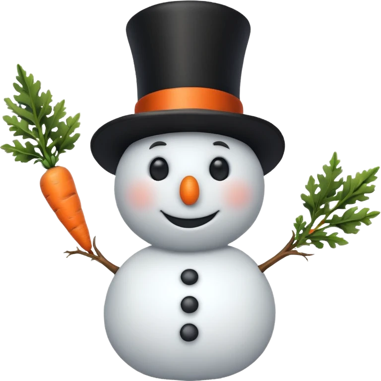 A snowman emoji