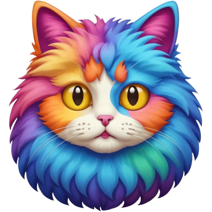 Weird cat emoji