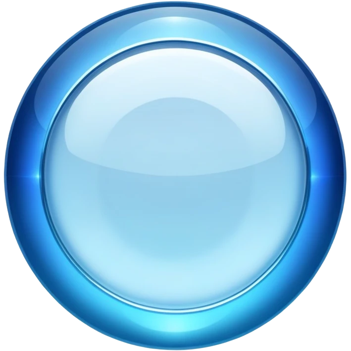 blue crystal circle emoji