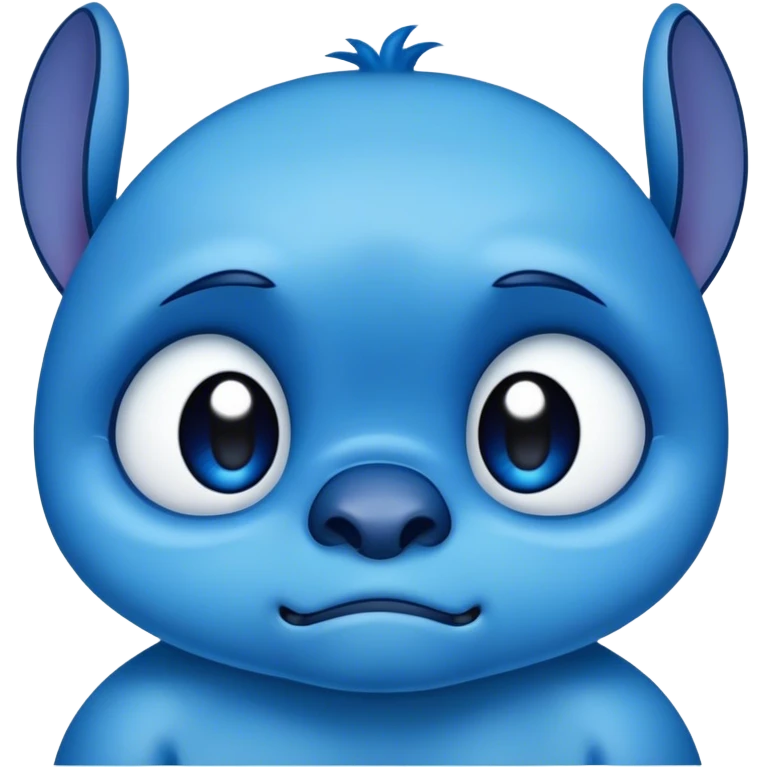 Sad stitch emoji