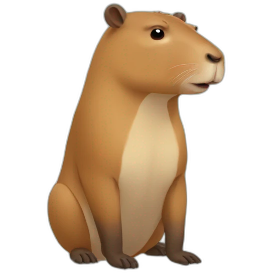 happy sad capybara emoji