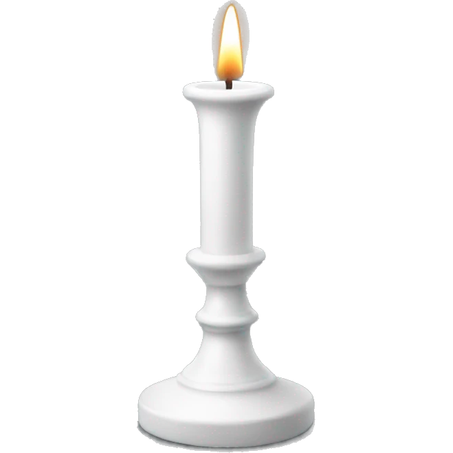 white candlestick emoji