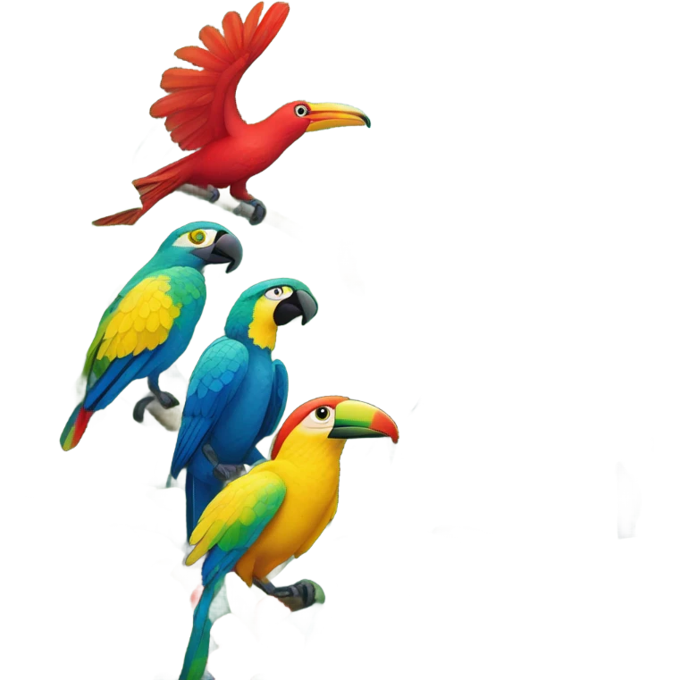 Rainbow Rainforest  emoji