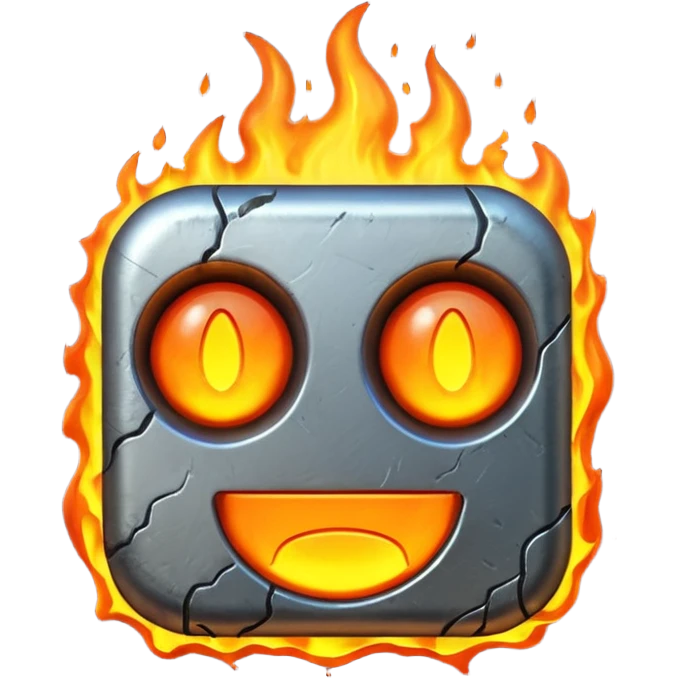 Heated Metal emoji