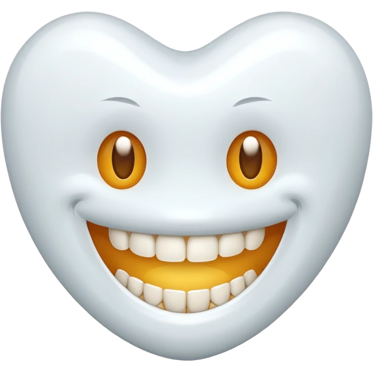teeth without face emoji