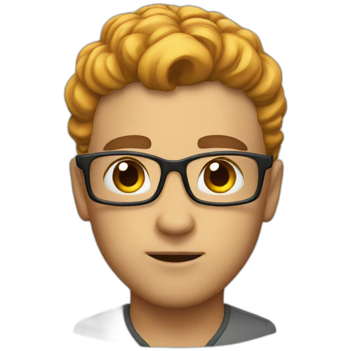 big brained emoji