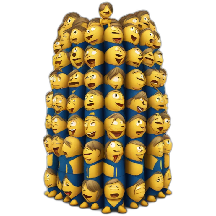Human towers catalonia emoji