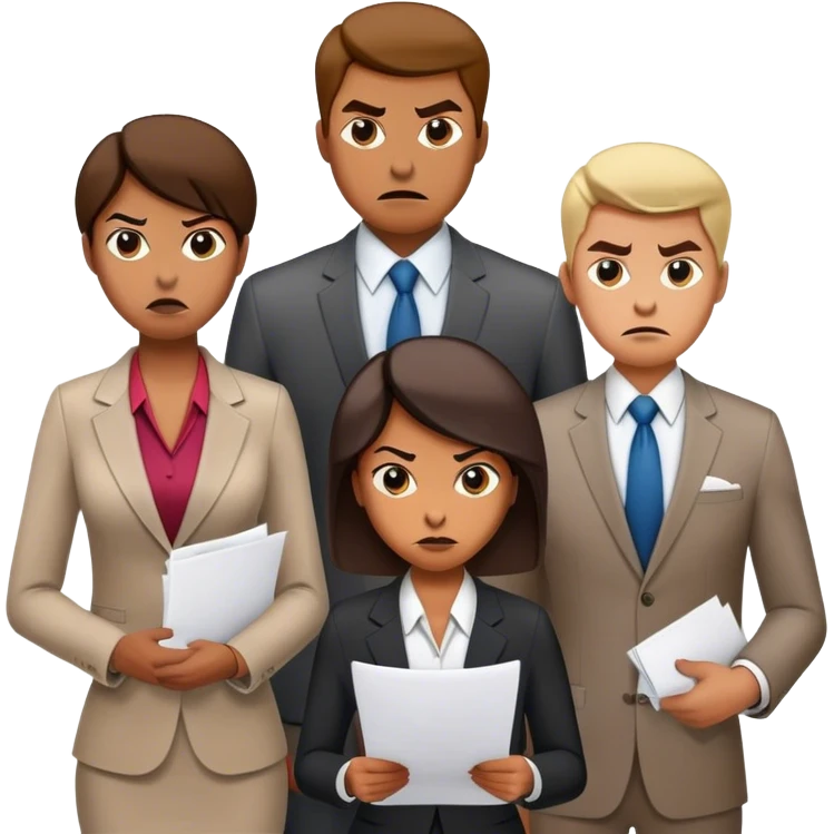 office Dinosaurs, angry, papers everywhere emoji