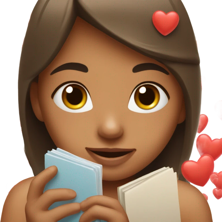Girl who loves her boyfriend so much  emoji