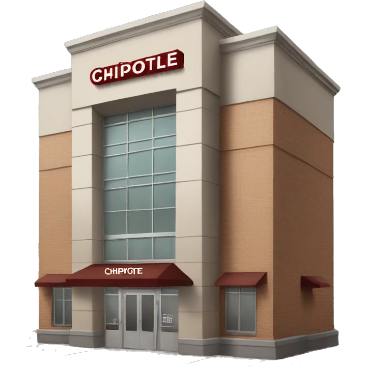 Chipotle Resturant building  emoji