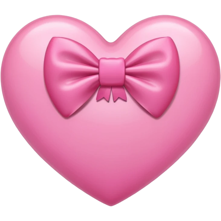 pink heart with bow in it  emoji
