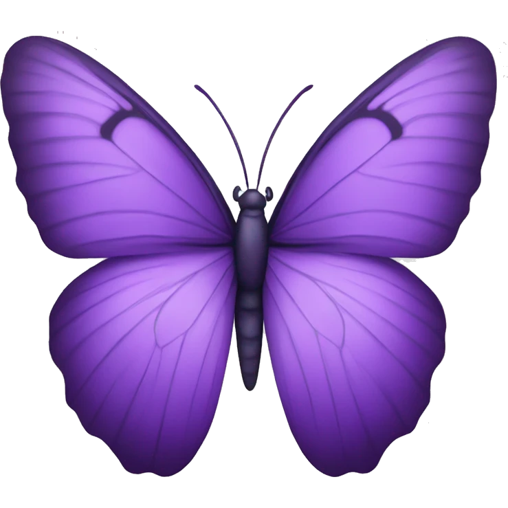 Purple butterfly emoji