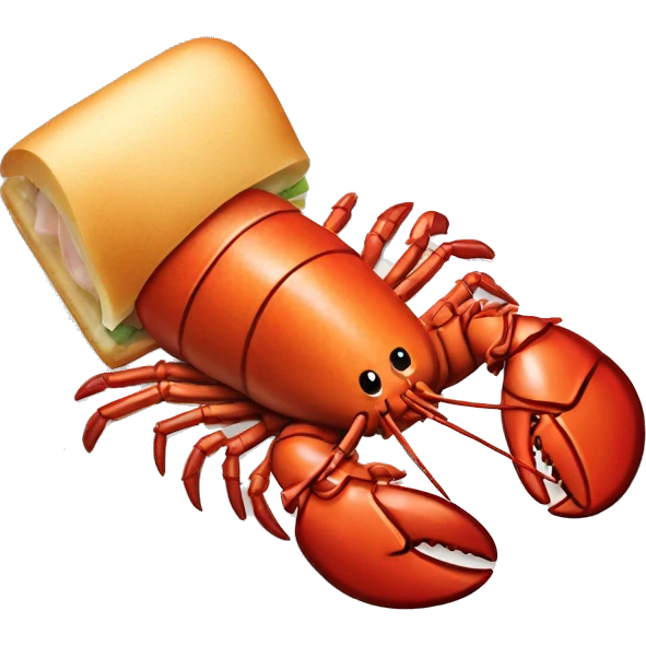 Cold lobster roll emoji