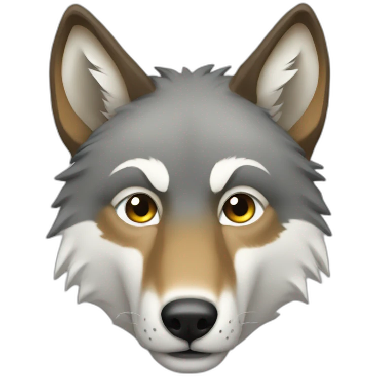 tete de loup emoji
