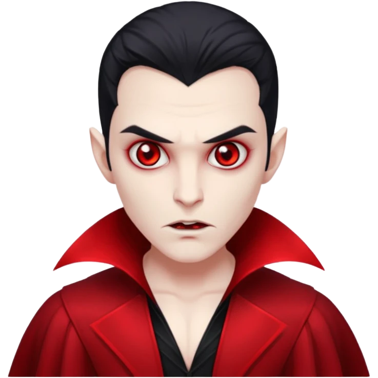 red vampire with red outfit emoji