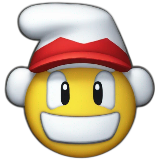 paper mario textured like paper mario emoji