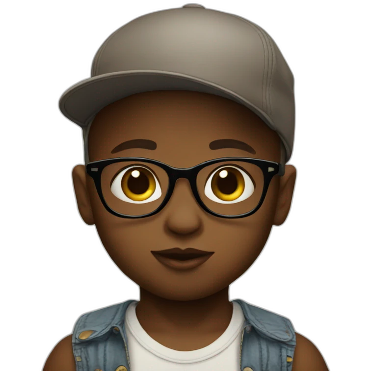Hipster Baby emoji