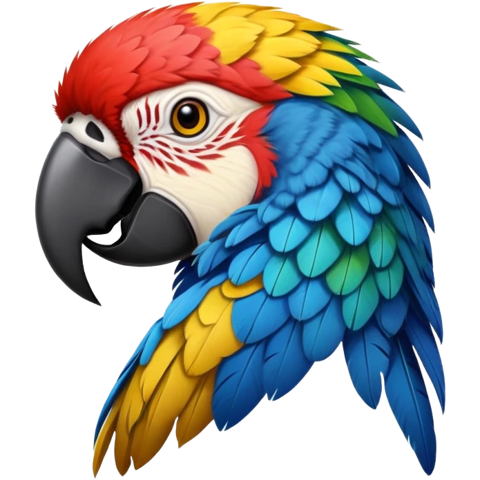 Half man half macaw emoji