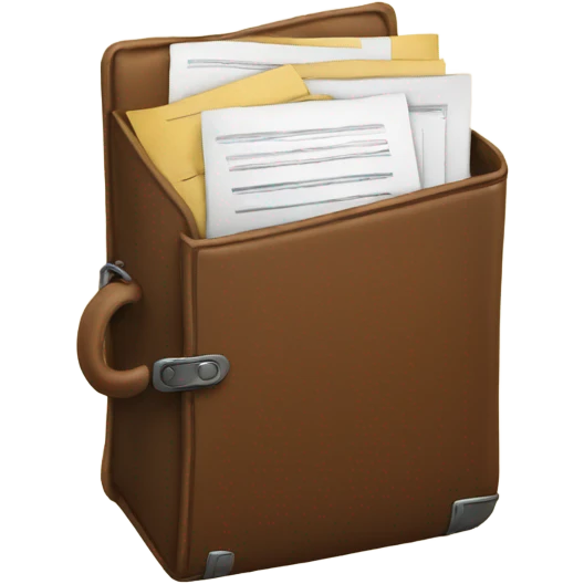 case with documents emoji