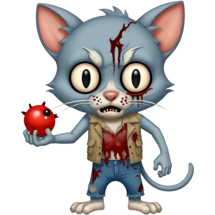 Zombie tom and jerry  emoji