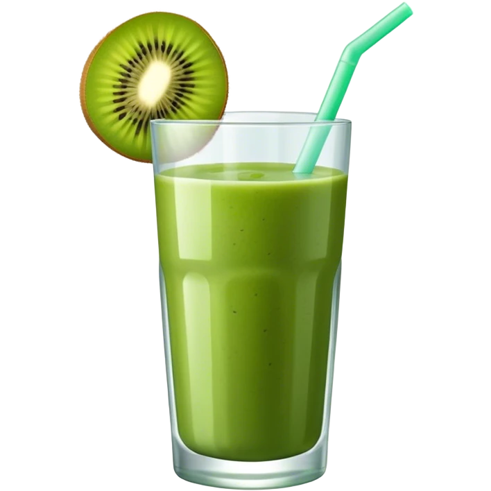 green kiwi smoothie emoji
